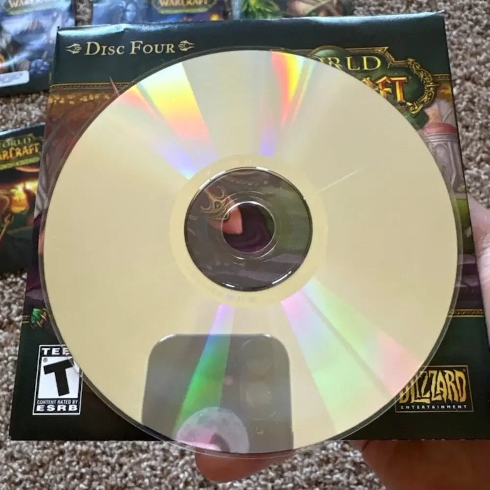 World of Warcraft: Computer Game Lot Original 2004 & The Burning Crusade 2007 PC